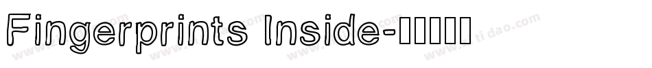 Fingerprints Inside字体转换